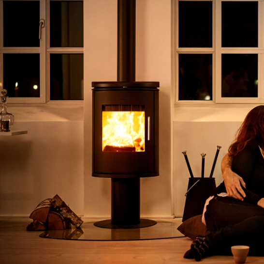 Morsø 6148 Wood Burning Stove on Pedestal