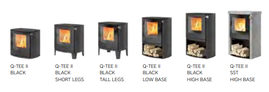RAIS Q-Tee II Wood Burning Stove without BASE